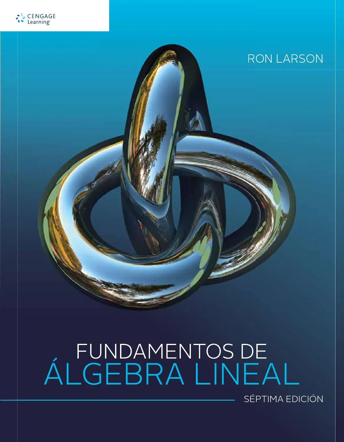 Portada de Fundamentos del Álgebra Lineal de Ron Larson